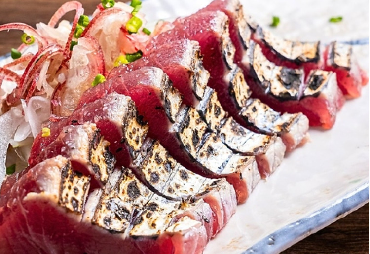 かつおの塩たたき